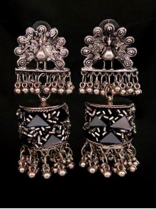 Oxidised Earrings